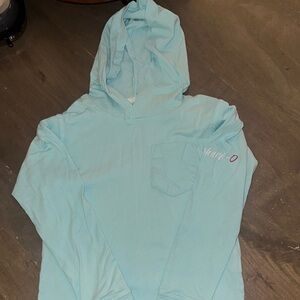 johnnie-O Light Blue Long Sleeve Kids Hoodie